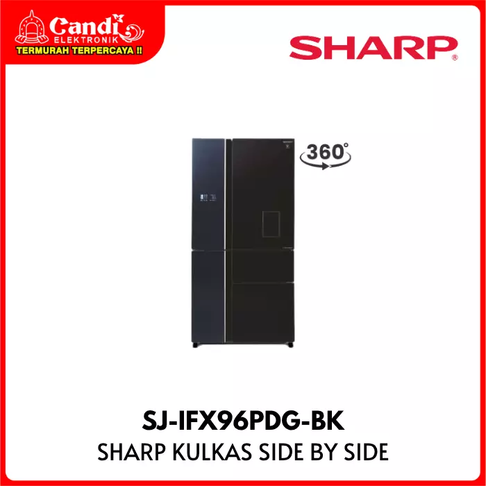 KULKAS SIDE BY SIDE SHARP